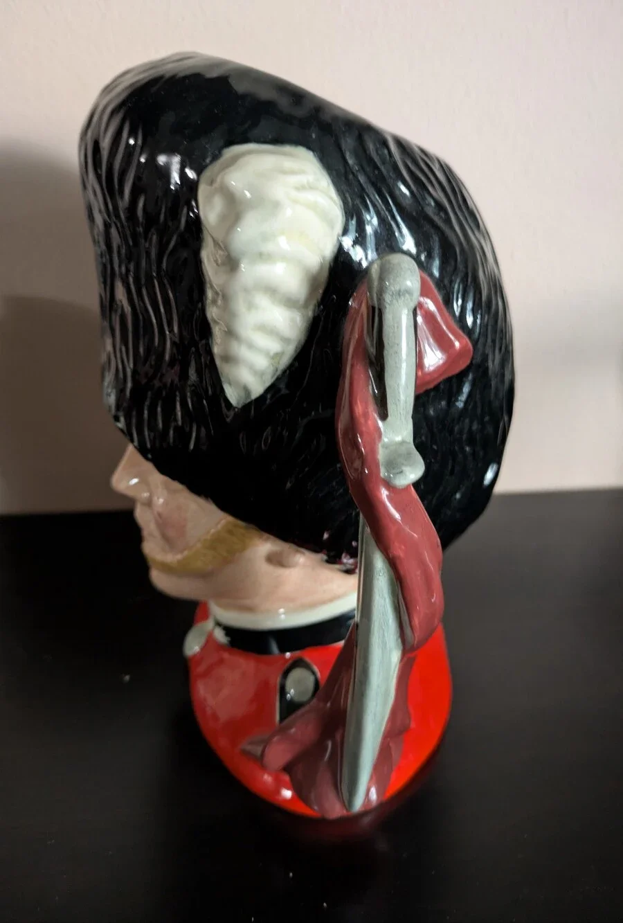 The Guardsman Large Toby Jug.  Royal Doulton 1980's.  Beautiful Condition.